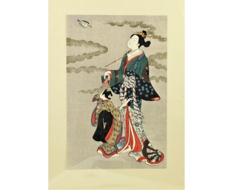 Published by Nihon Shosui-Sha, 1912-1926 Sight size: 12 x 7 3/4 in. Please note that all sales are final and no refunds will 