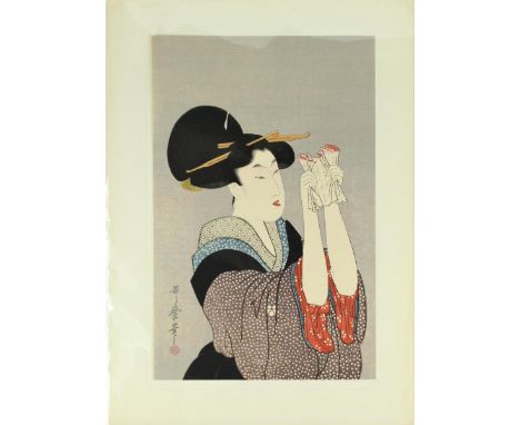 "A Beauty" Sight size: 12 x 7 3/4 in. Please note that all sales are final and no refunds will be given under any circumstanc