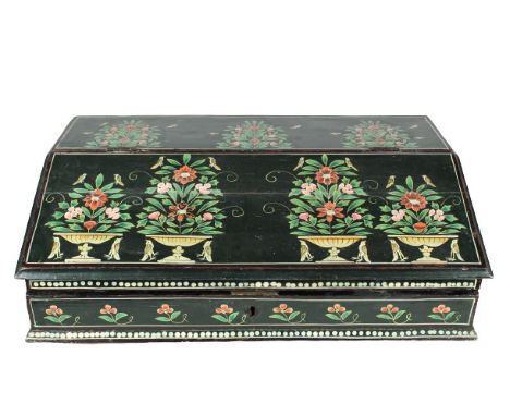 Lovely letter organizer with opening compartments. Commensurate with age. Size: 20 1/2 x 13 x 8 in. Please note that all sale