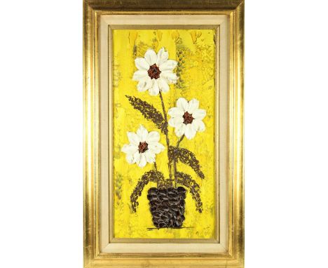 Signed and dated 1968. Overall size: 30 1/2 x 18 1/4 in. Sight size: 23 1/2 x 11 1/2 in. Please note that all sales are final