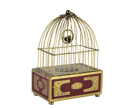 Very intricately engineered piece. Mechanical pieces are very fine and in working order. When triggered the bird comes out, t