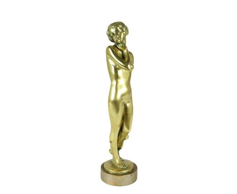 Nude figure, 1930s. Size: 10 1/4 x 2 1/2 in. Please note that all sales are final and no refunds will be given under any circ