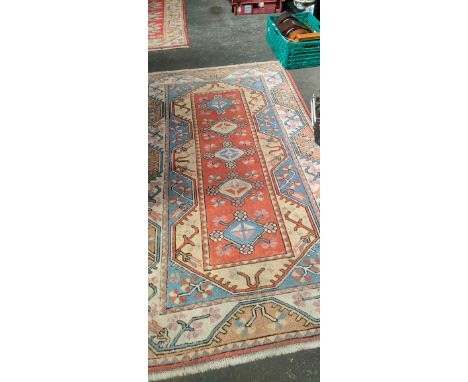 Ornate Aztec style rug 