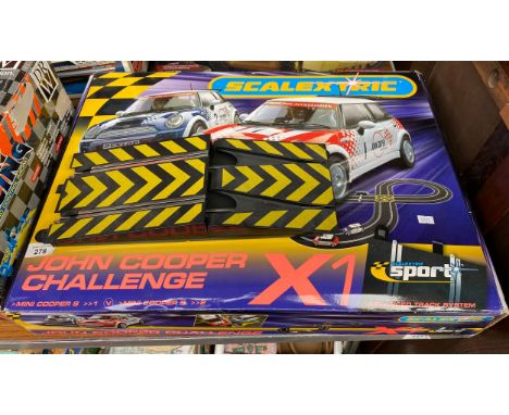 Boxed Scalextric John Cooper Challenge Set. 