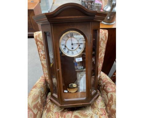 Hermle German made wall clock- comes with key and pendulum. 