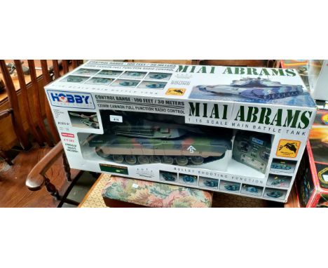 Boxed Hobby Design Engine Remote controlled tank model- as new 