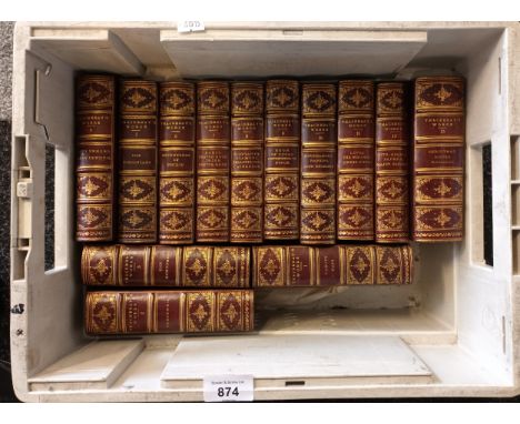 19th Century Volumes of Thackeray's Work 1-13 to include -1. Vanity Fair 2. Pendennis 3. The Newcomes 4. Henry Esmond, Harry 
