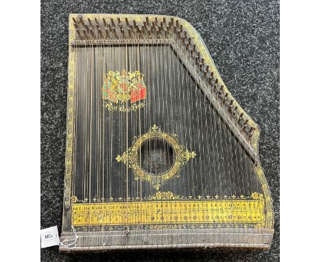 Antique Royal Piano Harp. [49x40cm] 