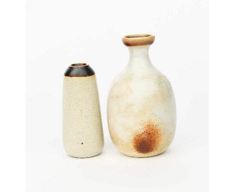 A Martin Brothers stoneware vase by Edwin and Walter Martin, dated 1901, ovoid with flaring solifleur neck, covered in a runn