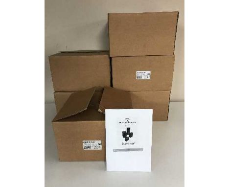 Six boxes of CCTV lighting 
