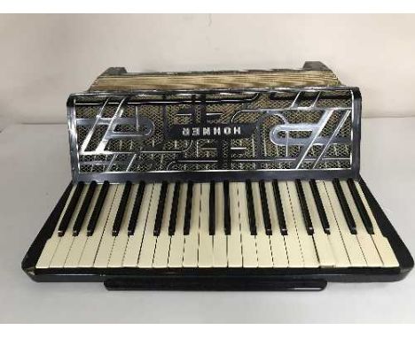 A Hohner Verdi III piano accordion 