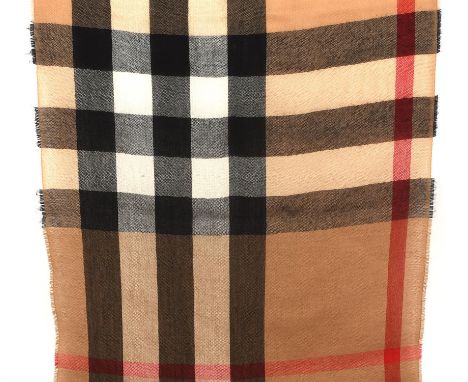 BURBERRY unworn Marino wool scarf in original packagingCondition Report:  Unworn with tags