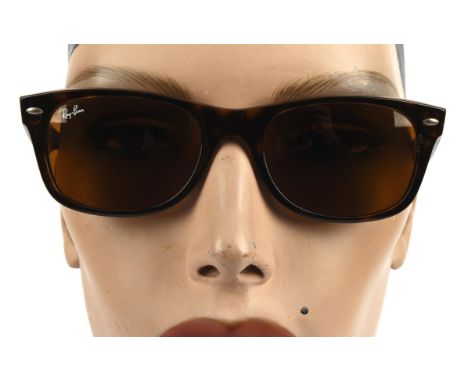 RAYBAN unisex vintage 1990s tortoiseshell Perspex sunglasses with soft case and cloth and unopened bookletCondition Report:  
