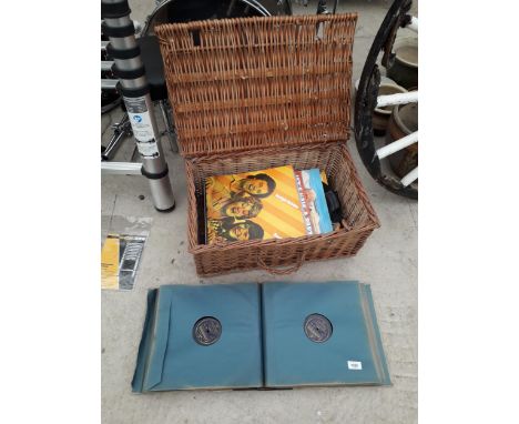 AN ASSORTMENT OF VINTAGE LP RECORDS 