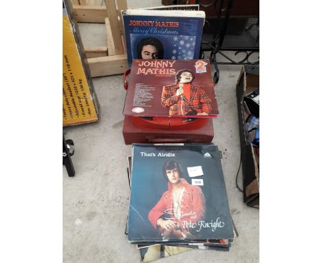 AN ASSORTMENT OF VINTAGE LP RECORDS 