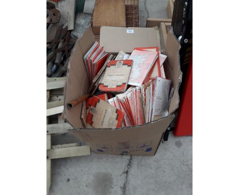 A LARGE QUANTITY OF ORDNANCE SURVEY MAPS 