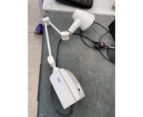 AN 'E.D.L INDUSTRIES LTD' ADJUSTABLE LAMP 