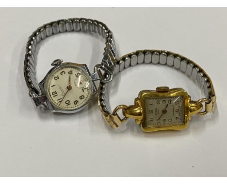 TWO VINTAGE LADIES WATCHES - MEDANIA &amp; EVERITE 