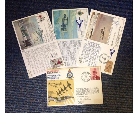 Aviation Collection 4 signed flown FDCs includes Cptn E Reynolds signed first flight , Concorde Captain, Cptn J Cook signed f