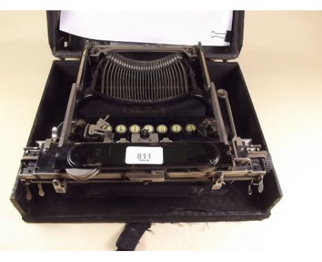 A 1930's Corona typewriter