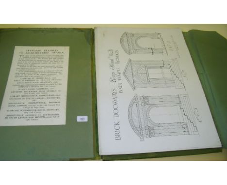 A folio of Standard large scale examples of Architectural Details by Mervyn and McCartney