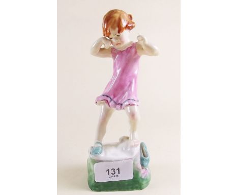 A Royal Worcester figure Wednesday's child by Freda Doughty