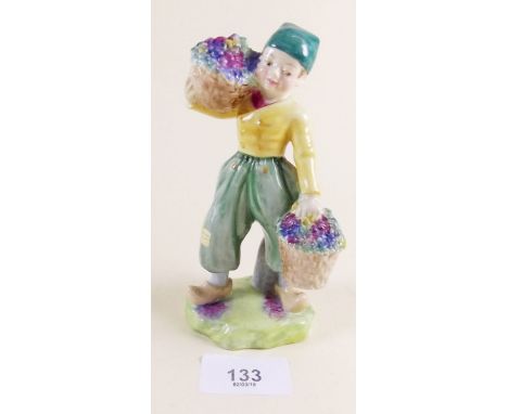 A Royal Worcester figure 'Dutch Boy' by F Gertner No.2923