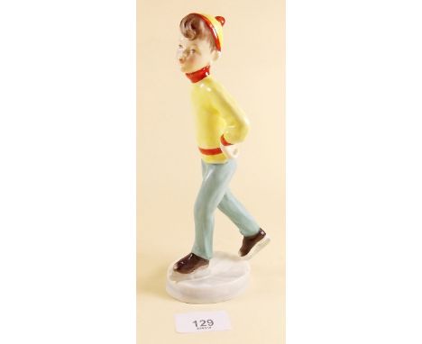 A Royal Worcester figure of Tuesday's child by Freda Doughty
