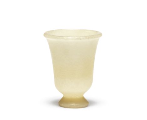 An Egyptian alabaster gobletNew Kingdom, 18th Dynasty, circa 1550-1292 B.C.8cm high Footnotes:Provenance:Private collection, 