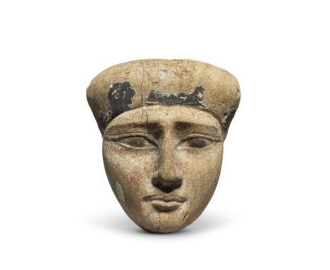 An Egyptian wood coffin maskThird Intermediate Period, circa 1069-656 B.C.24cm highFootnotes:Provenance:Resandro collection, 