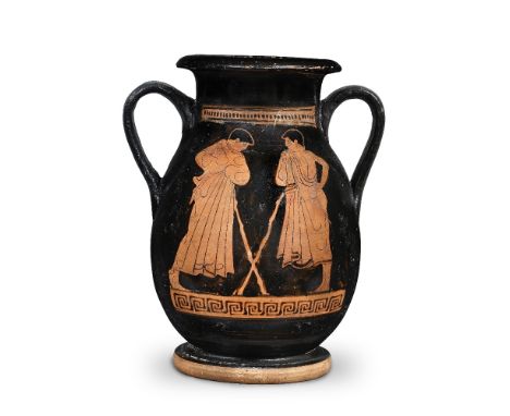 An Attic red-figure pelikeAttributed to the Pan Painter, circa 460 B.C. 18.7cm highFootnotes:Provenance:Raphaël Collin (1850-