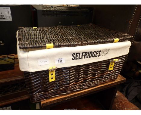 A Selfridges & Co picnic Hamper.