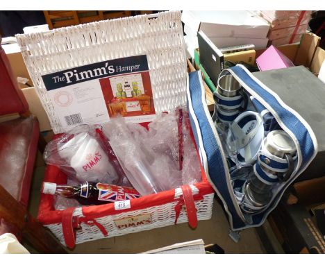 A "Pimms" Hamper and a "Concept" picnic set.