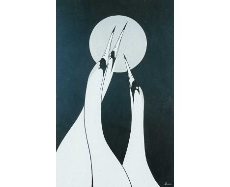Rick BEAVER (1948) Sun Echoes Lithograph
Signed and titled
22.5cm x 13.5cm
Postage for this lot is available to the UK for £2