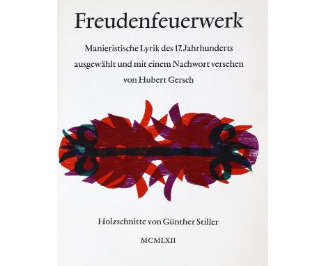 Sammlung: von 10 Schriften in bibliophilen Ausgaben, versch. Formate u. Einbde.  ╔Enthält:╗ Reichert,J. Schöpfungsalphabet. L