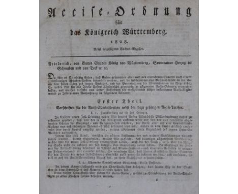 Sammlung: von 10 Schriften 19. Jh., versch. Formate u. Einbde.  ╔Enthält u.a.:╗ Pahl,J.G. Denkwürdigkeiten zur Geschichte von