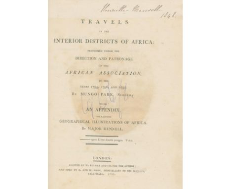 Park,M.: Travels in the interior districts of Africa: Performed under the direction and patronage of the Africa Association, 