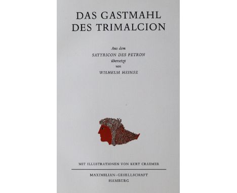 Maximilian-Gesellschaft.: 3 Schriften der Reihe. Hbg. 1949-60. Kl.4°-4°.  ╔Enthält:╗ Shakespeare,W. Troilus und Cressida, mit