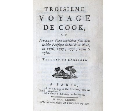 (Rickman,J.).: Troisieme voyage de Cook, ou journal d'une expedition faite dans la Mer Pacifique du Sud &amp; du Nord, en 177