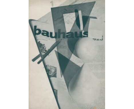 Bauhaus.: Zeitschrift für (Bau und) Gestaltung. Jg. 2 in 4 (davon 1 Doppelheft) Heften. Dessau 1928. 4°. Mit zahlr. Abb. Illu