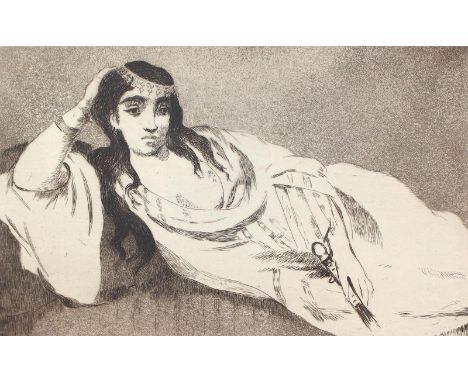 Bazire,E.: Manet. Ilustrations d'après les origineaux et gravures de Guérard. Paris, A. Quantin 1884. 25,5 x 17 cm. ╔Mit 2 Or