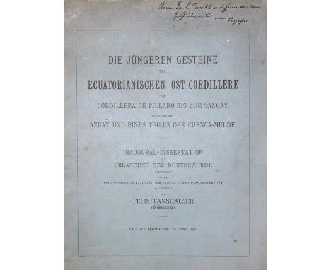 Falb,R.: Gedanken und Studien über den Vulcanismus... Graz, Leykam 1875. Mit 13 (tls. farb. u. gefalt.) lithogr. Taf. XXIV, 3