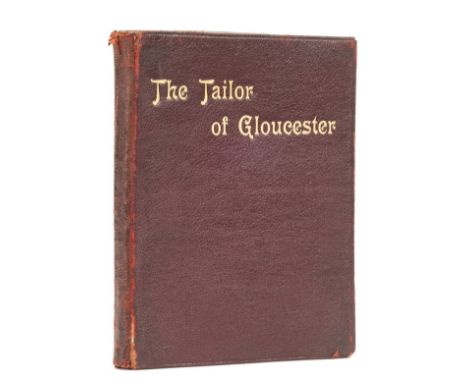 Potter (Beatrix) The Tailor of Gloucester, first edition, first printing with date on title and single-page endpaper recurrin