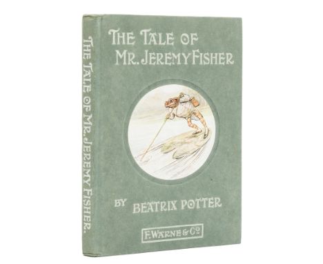 Potter (Beatrix) The Tale of Mr. Jeremy Fisher, first edition, first or second printing, colour frontispiece, plain title vig