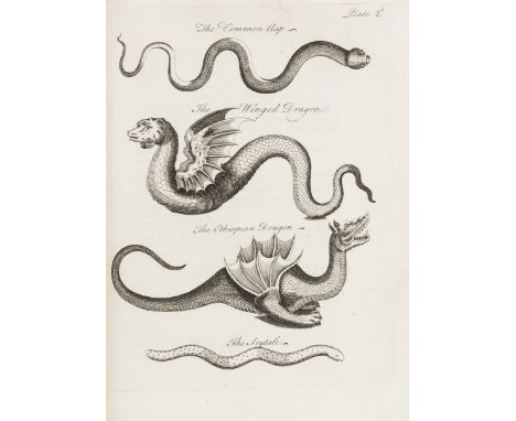 Owen (Charles) An Essay towards a Natural History of Serpents, first edition, 15pp. list of subscribers, 7 engraved plates, v