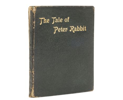 Potter (Beatrix) The Tale of Peter Rabbit, first edition, fourth printing with "shed big tears" on p.51, deluxe issue in rare