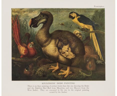 Hachisuka (Masauji) The Dodo and Kindred Birds, first edition, one of 485 copies, colour plates, illustrations, original clot