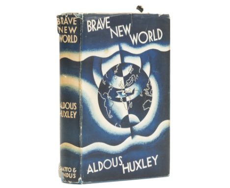 Huxley (Aldous) Brave New World, first edition, bookplate, original cloth, shelf-lean, dust-jacket, spine very slightly brown