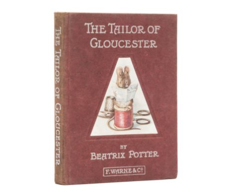 Potter (Beatrix) The Tailor of Gloucester, first trade edition, first printing  with date on title and single-page endpaper r