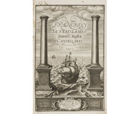 Bacon (Sir Francis) Instauratio Magna [Novum organum], first edition, second issue (with e3 cancelled and previously blank e4